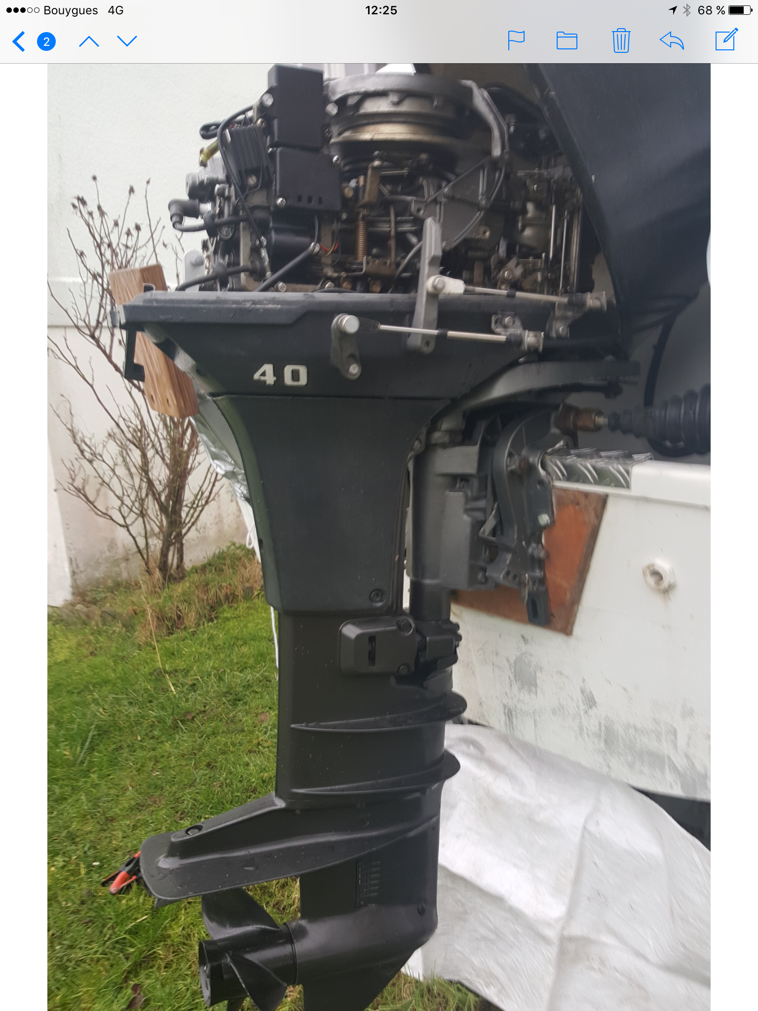 Moteur hors-bord Yamaha mariner 40 cv