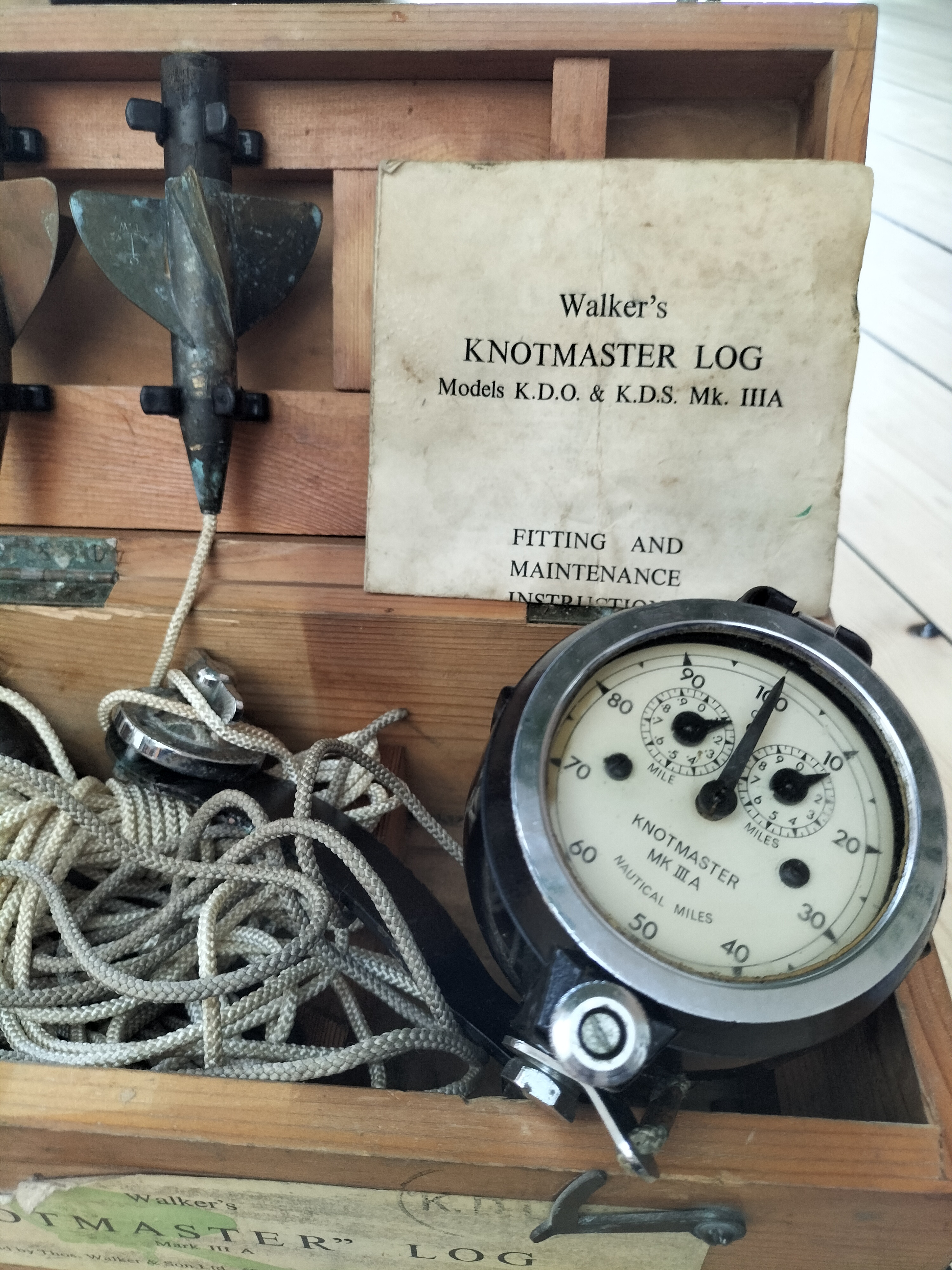 Speedomètre manuel Knotmaster