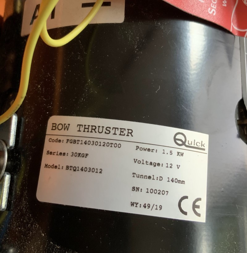 Propulseur d’étrave Quick BTQ140