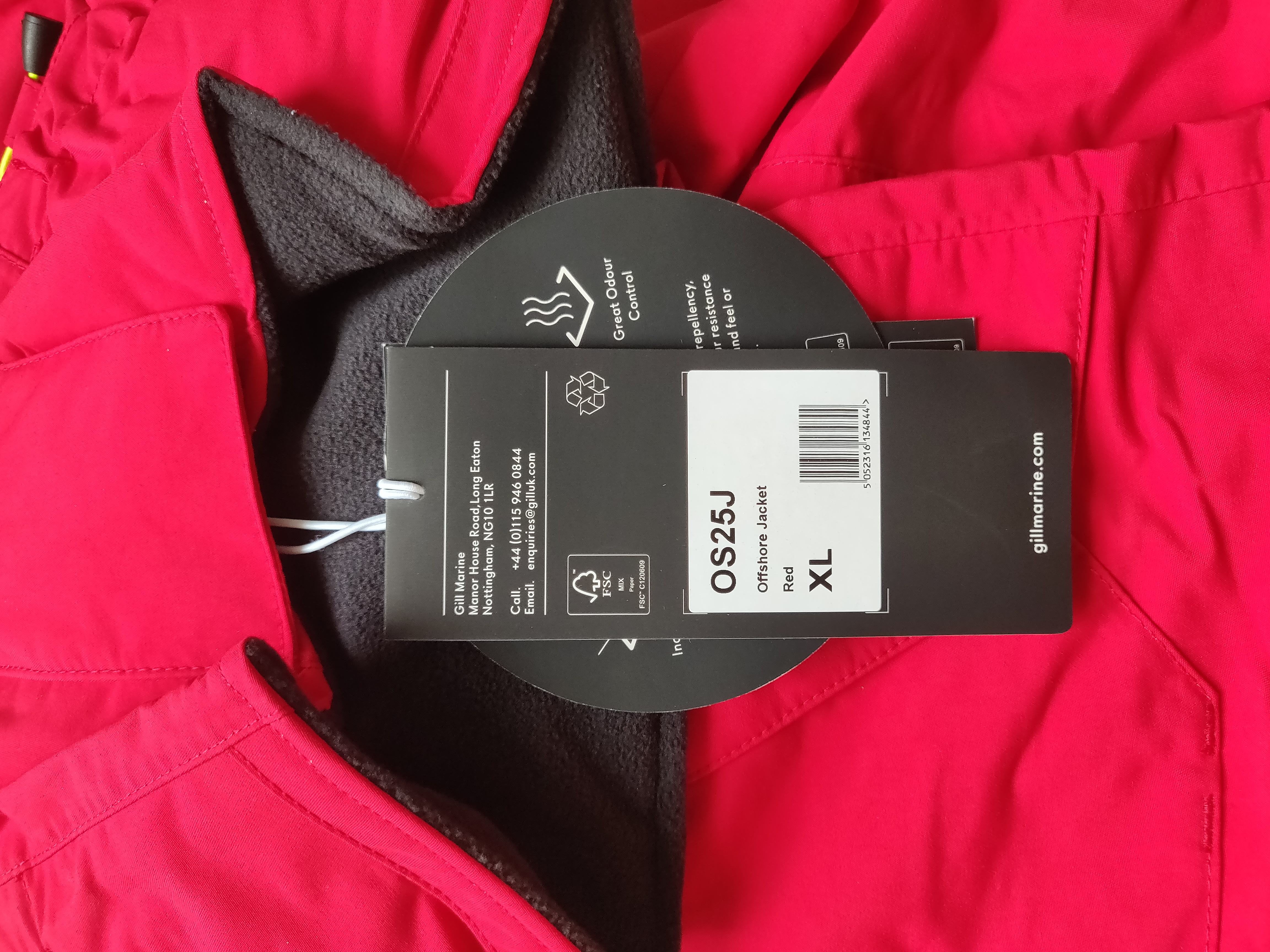 Veste de quart Neuve GILL OS2 XL semi-hauturière