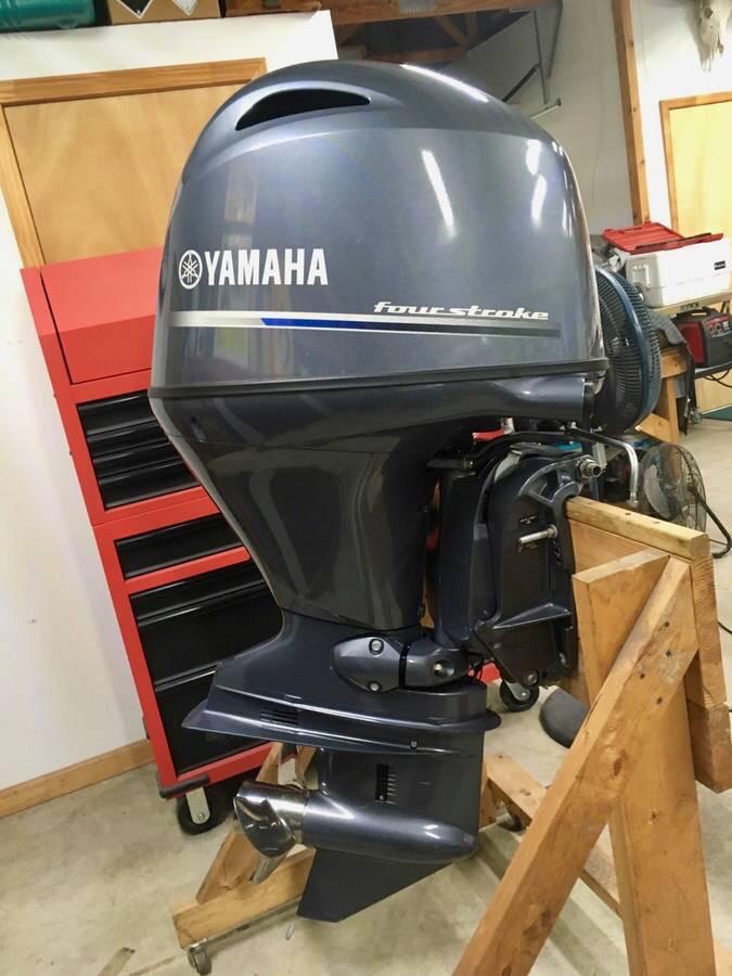 Slightly Used Yamaha 115HP 4-Stroke Outboard Motor Engine