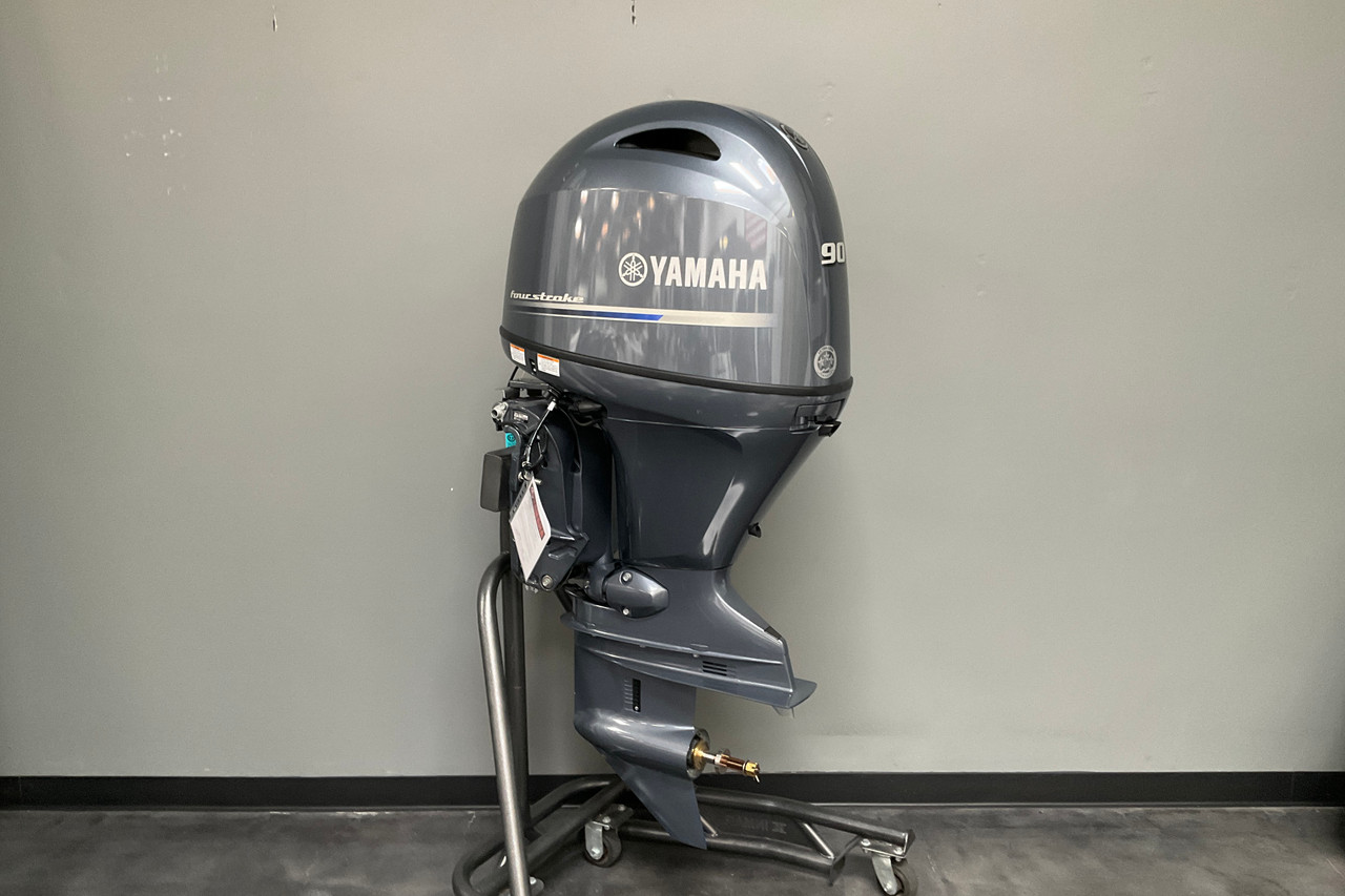 Slightly Used Yamaha 90HP 4-Stroke Outboard Motor Engine