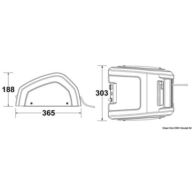 Guindeau Horizontal Lewmar neuf valeur 1251,50 € à vendre 795,00 €