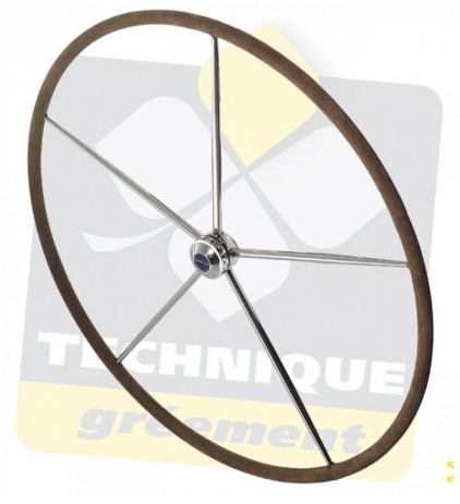 Barre à Roue inox/cuir neuve