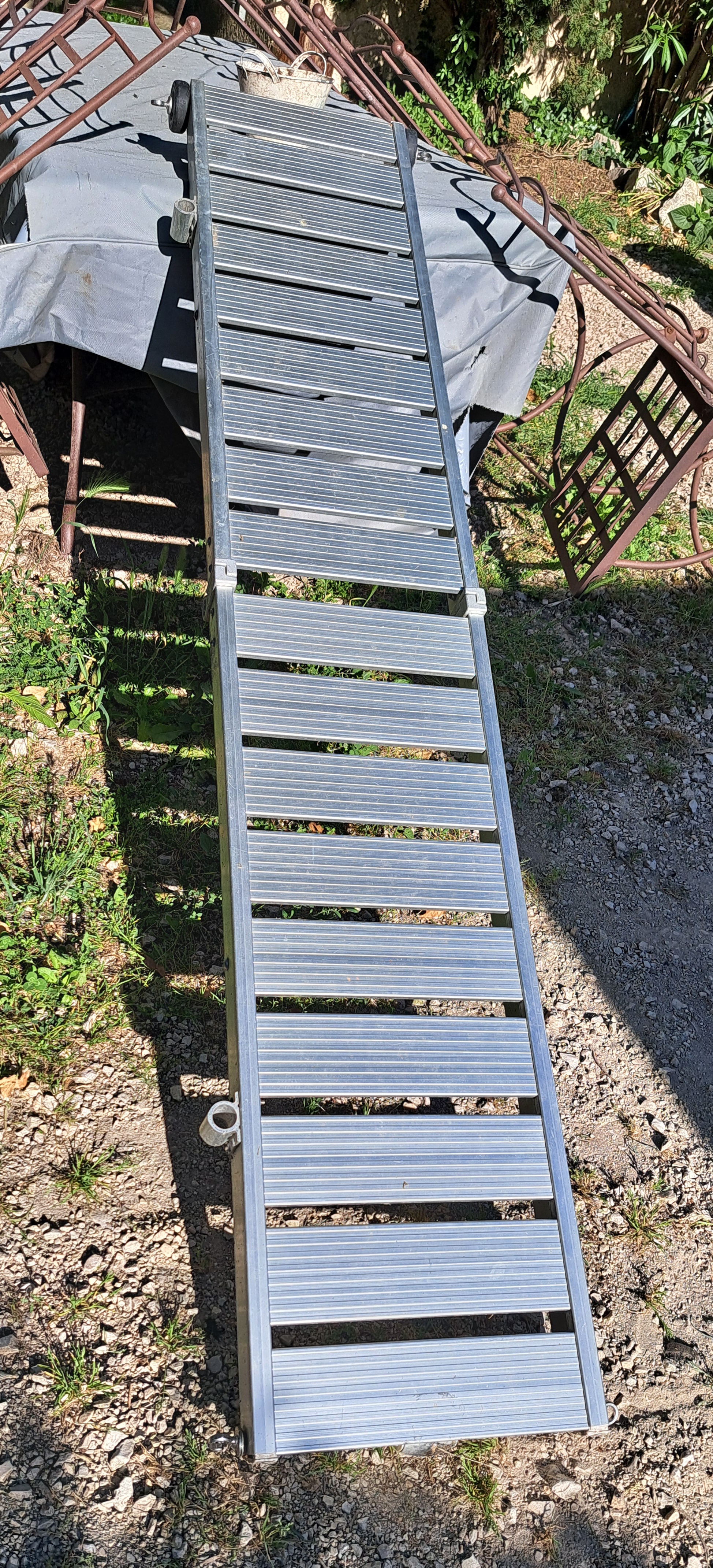 Passerelle alu pliable